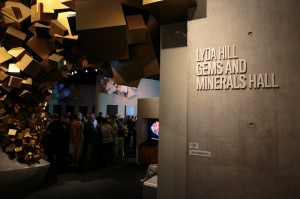 Entry to the Lyda Hill Gems and Minerals Hall at the Perot Museum of Nature and Science. Don Mamone Photo