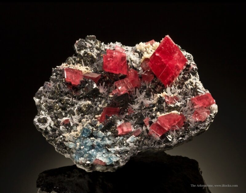 Collectors love these cherry red crystals from Colorado.