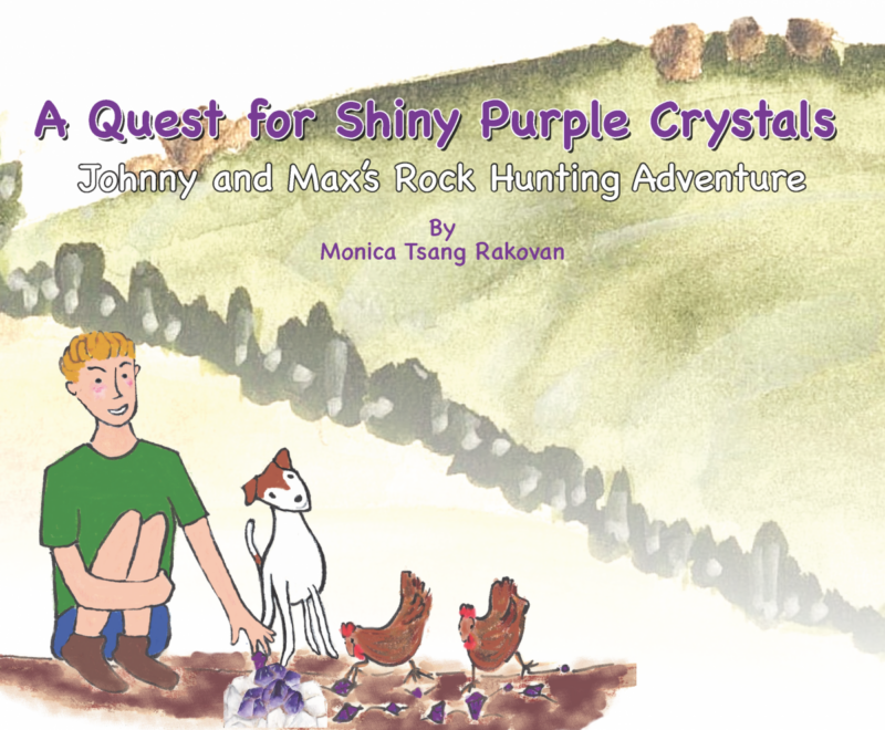 Shiny Purple Crystals is an engaging children's story about collecting crystals and rocks!