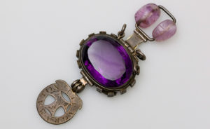 This purple amethyst was originally believed to be sapphire